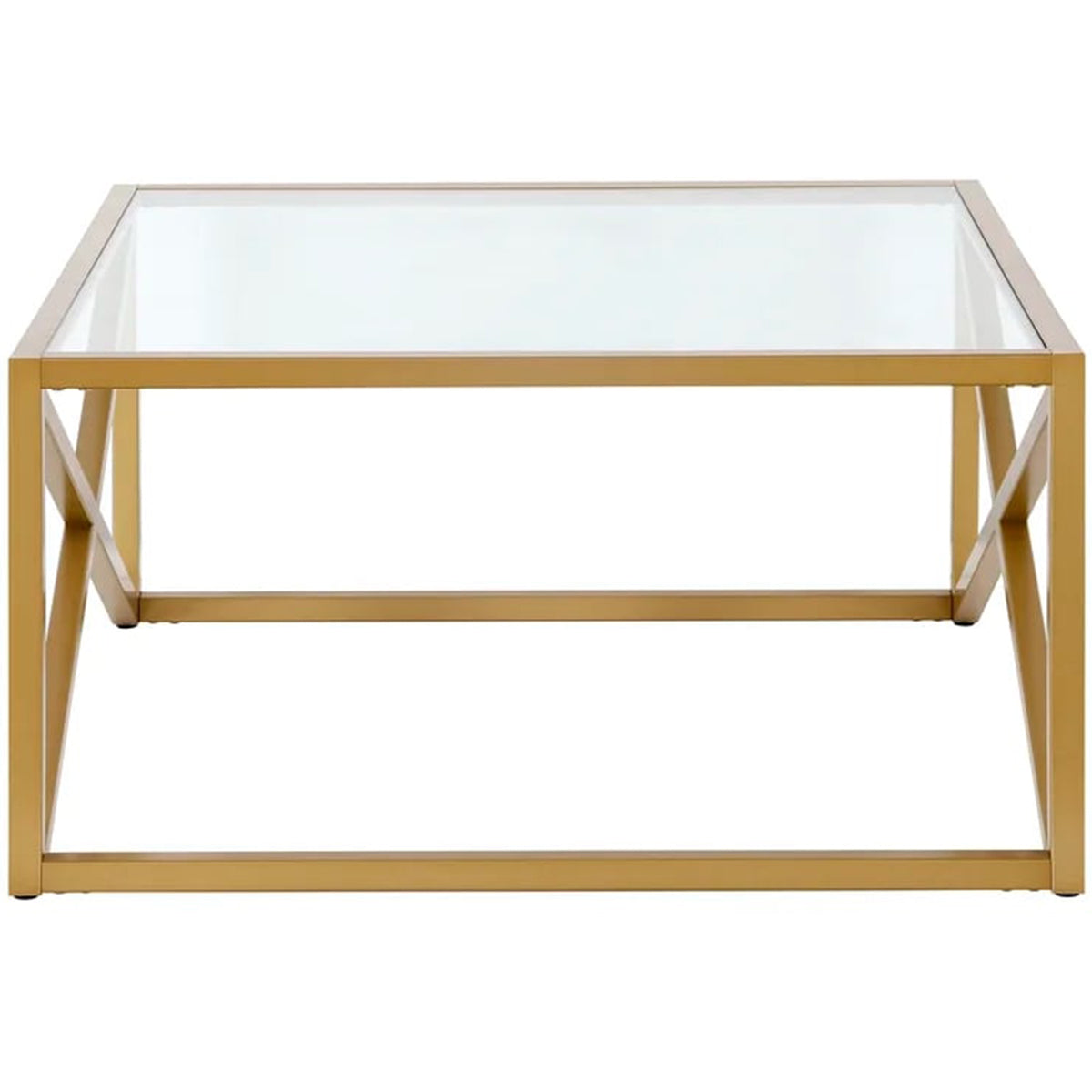 Square Cross Leg Coffee Table