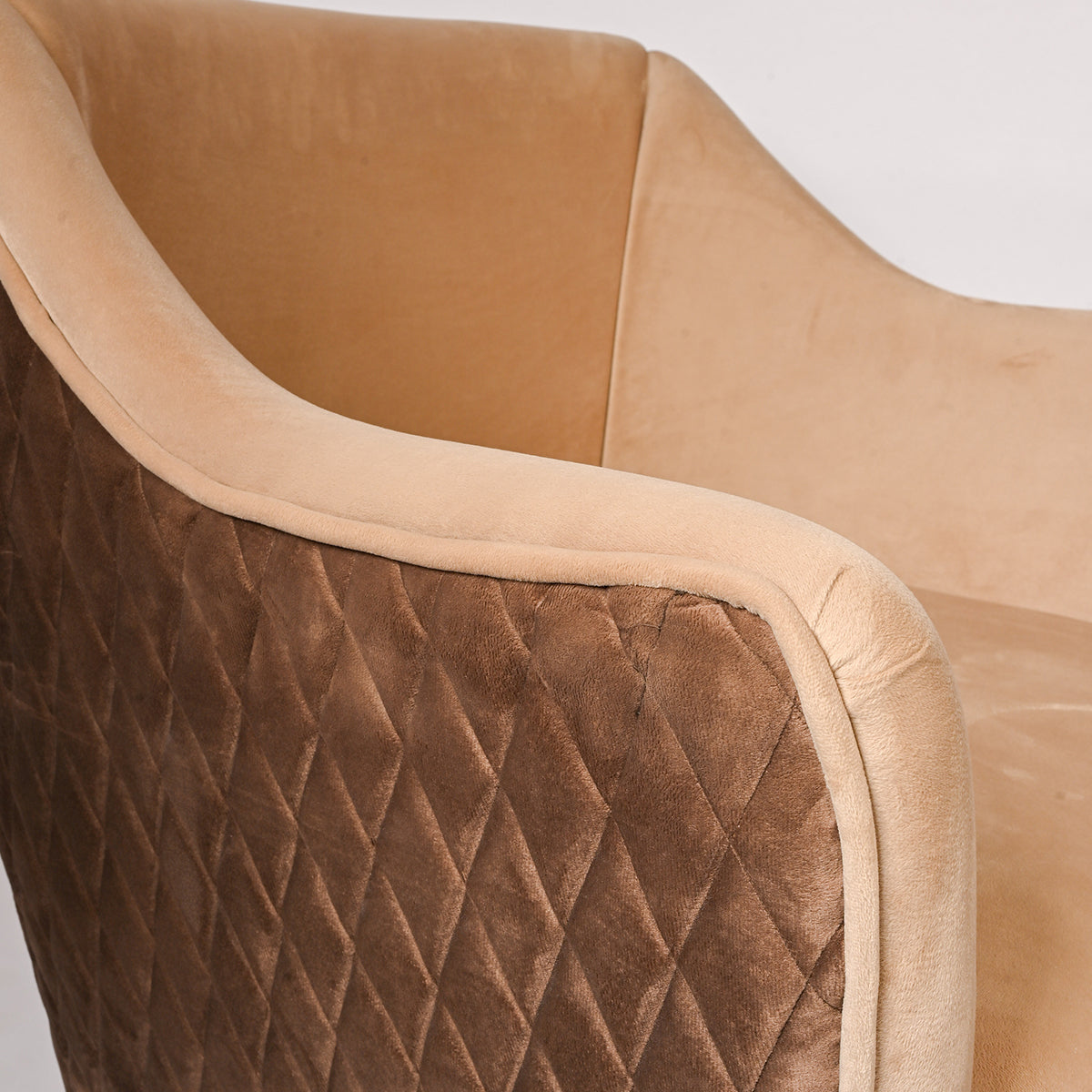 Two-Toned Upholstered Arm Chair