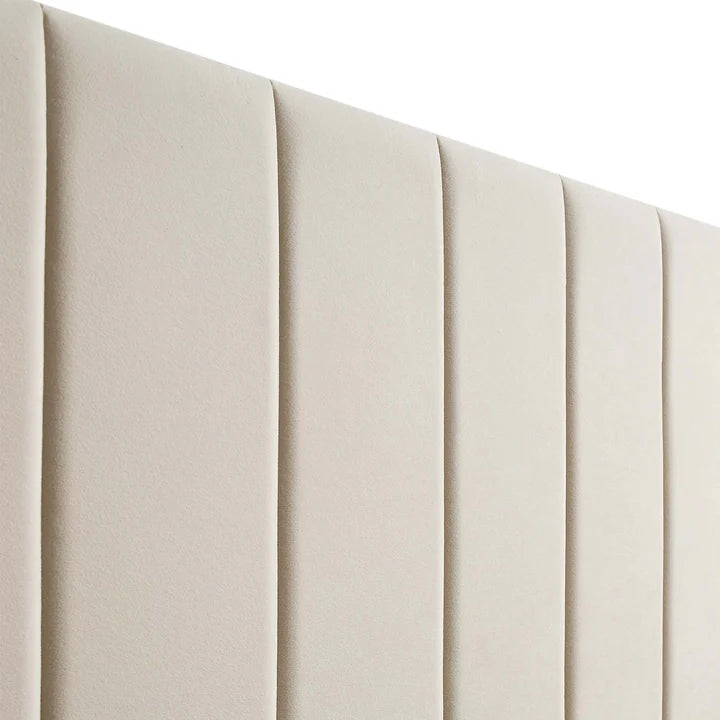 Vertical Tufting Upholstered Bed