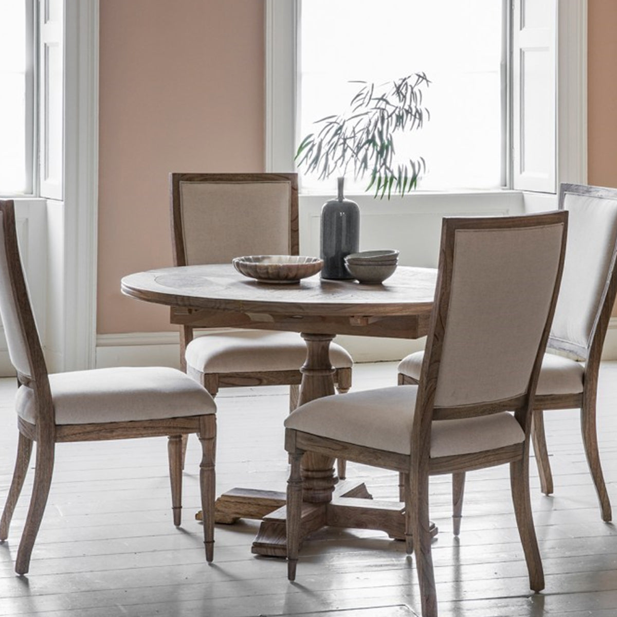 Camille Round Extending Dining Table