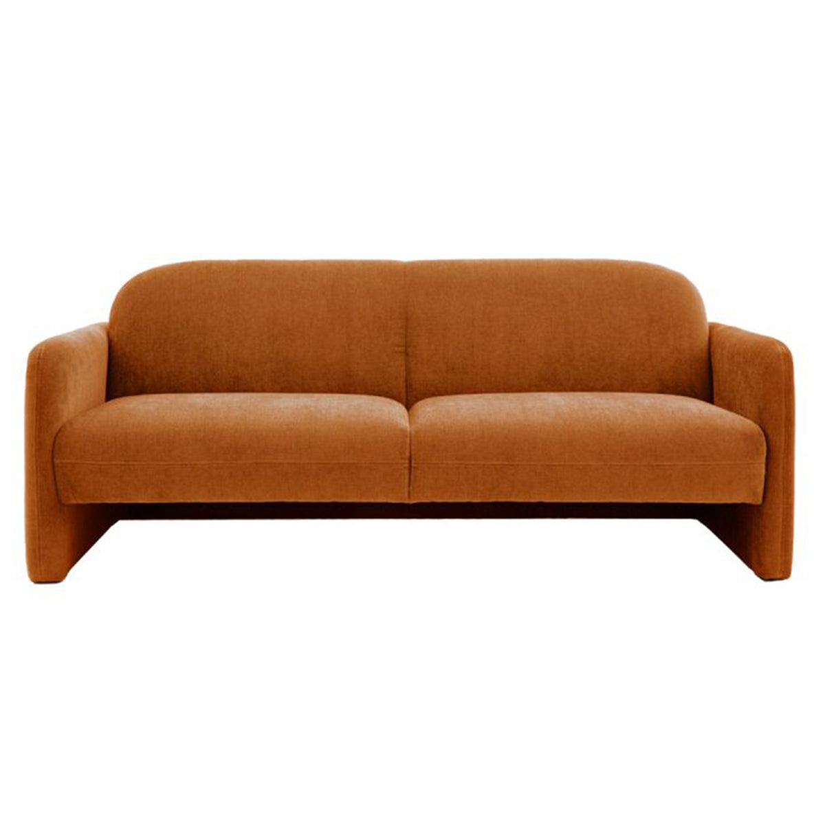 2-Seater Sofa With Straight-Forward Arms
