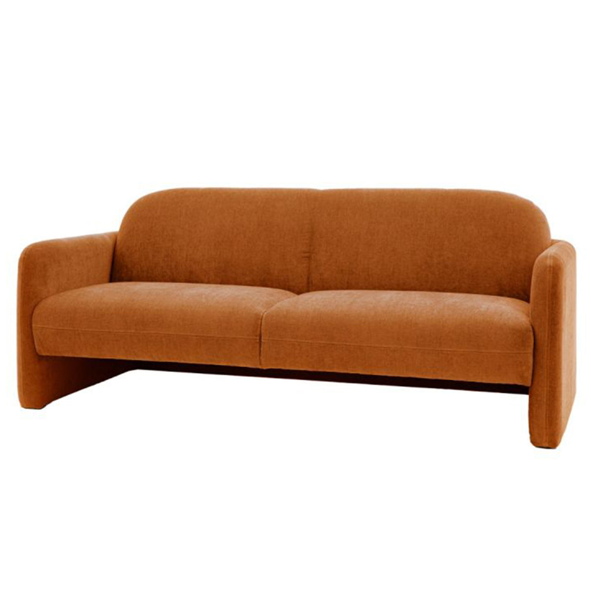 2-Seater Sofa With Straight-Forward Arms