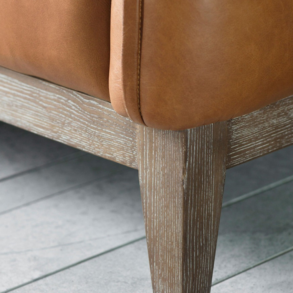Three Seater Leather Sofa