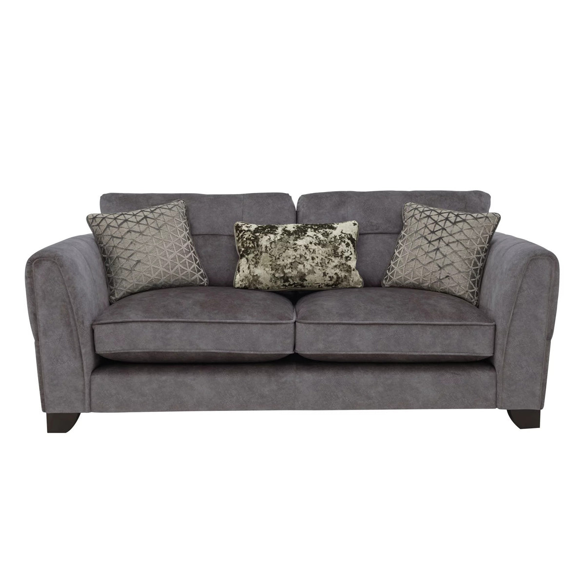 2 Seater Velvet Standard Back Sofa