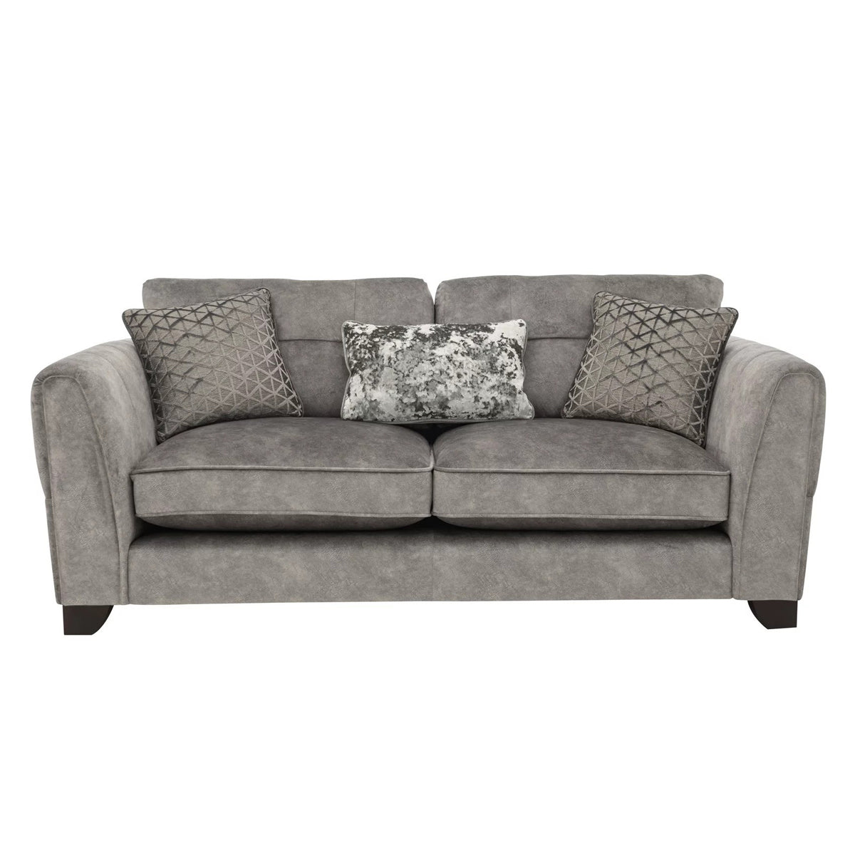 2 Seater Velvet Standard Back Sofa