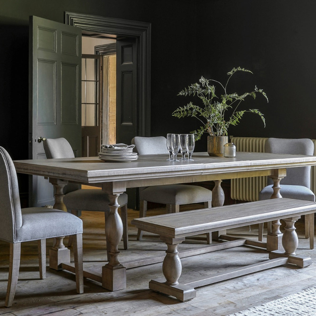 Rustic Extending Dining Table