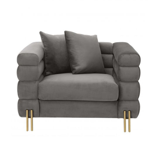 Club Chair With Deep Backrest
