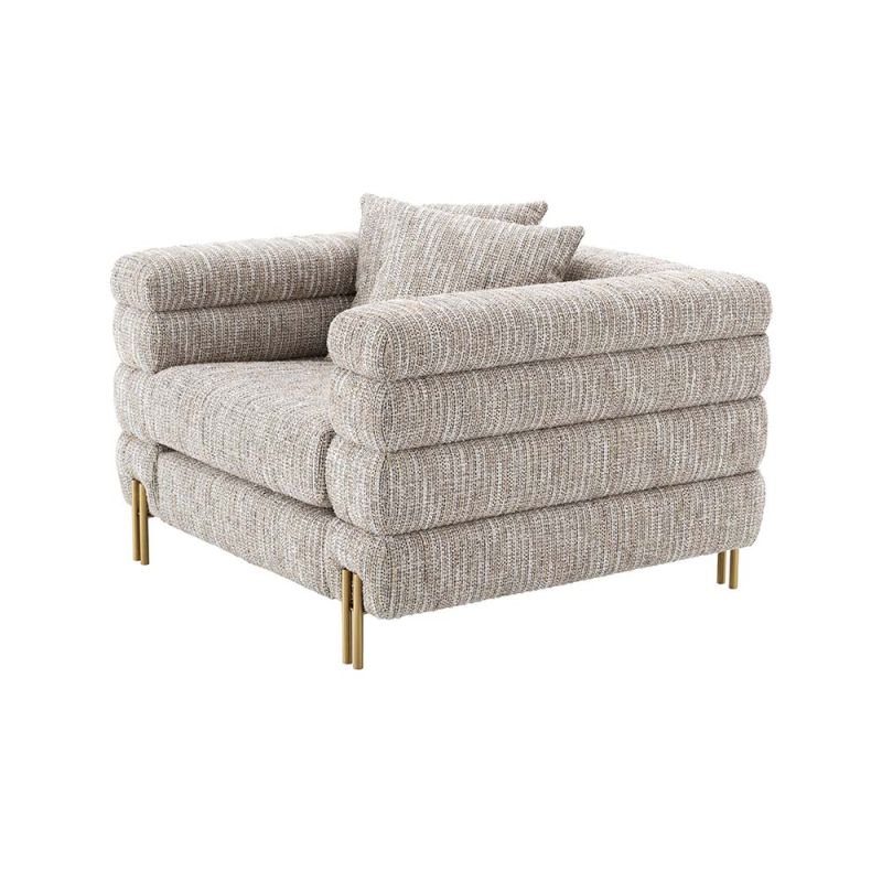 Club Chair With Deep Backrest
