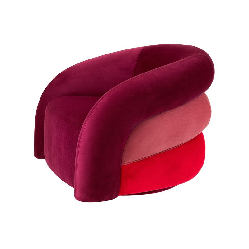 Swivel Curved Chair