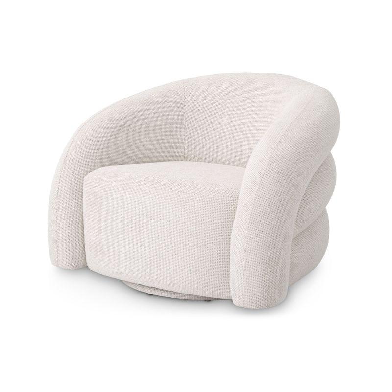 Swivel Curved Chair