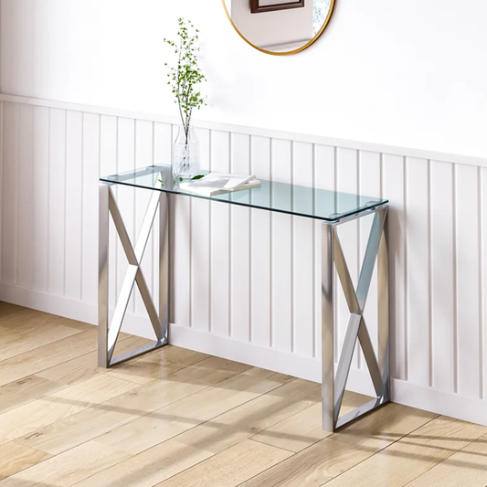 Stylish Minimalist Wooden Console Table
