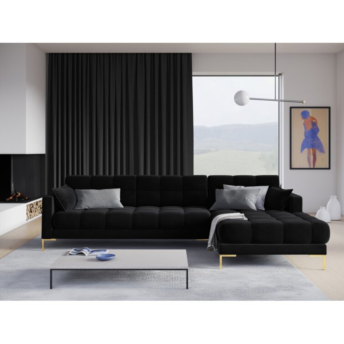 2 - Piece Corner Upholstered Sofa