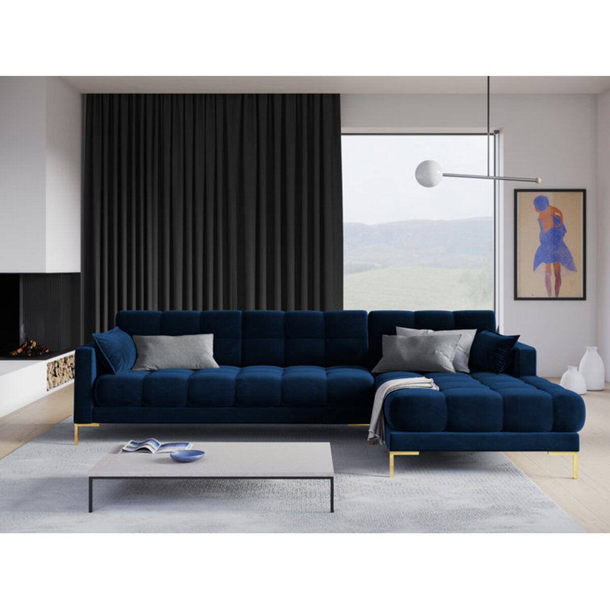 2 - Piece Corner Upholstered Sofa