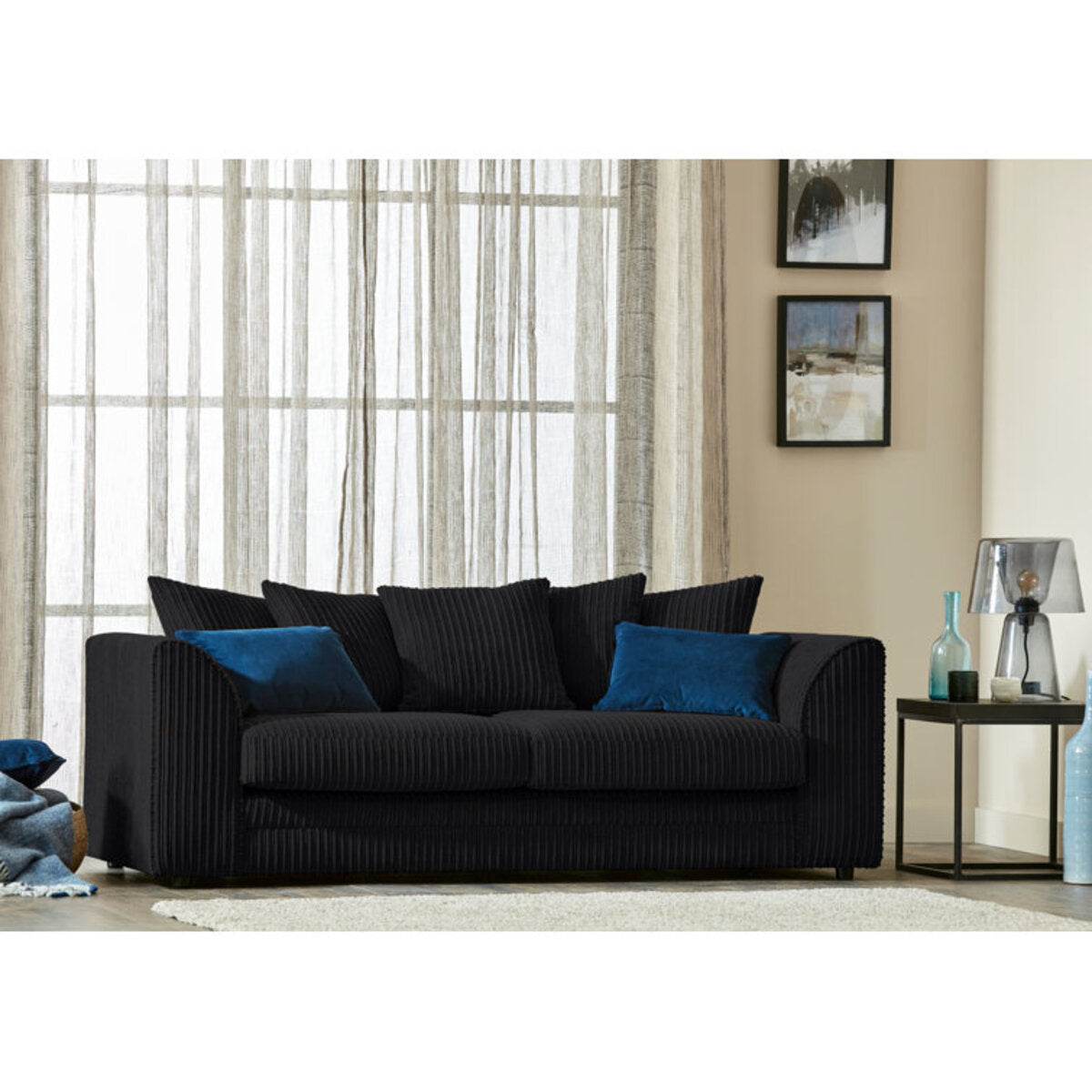 3 Seater Upholstered Sofa