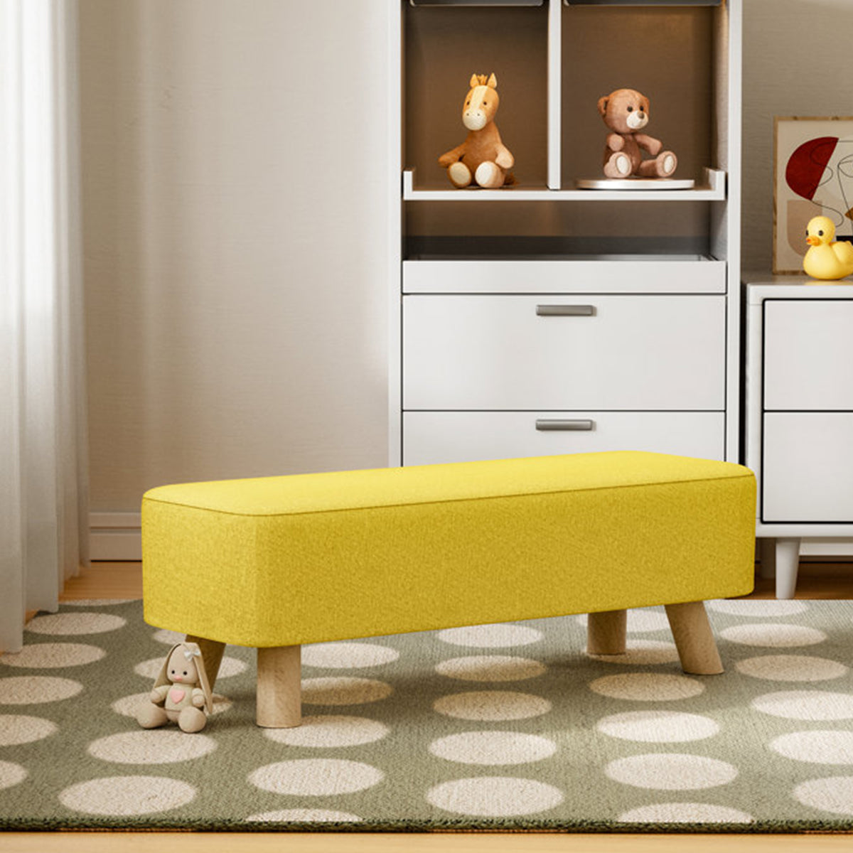 Rectangle Artis Wide Ottoman Footstool