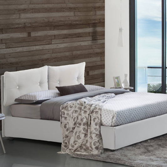 Bayliss European Upholstered Bed Frame With Mattress