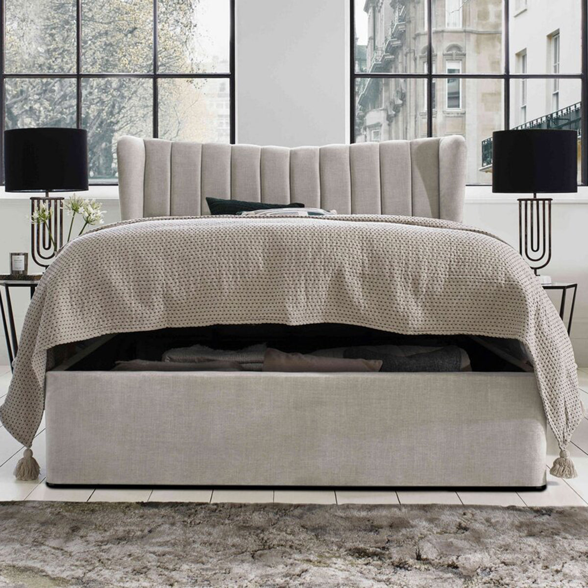 Bed Frame With Storage And Headboard