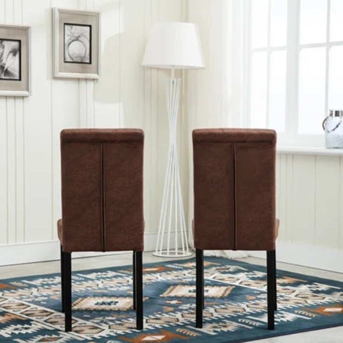 Tufted Linen Upholstered Side Chair