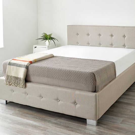 Caddo Fabric Upholstered Ottoman Bed Frame