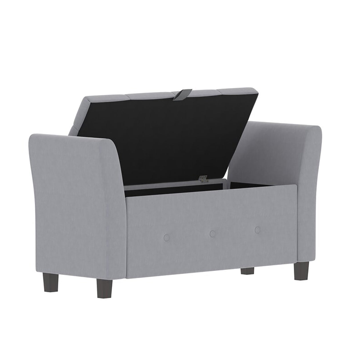 Charlotte Upholstered Wooden Storage Bench