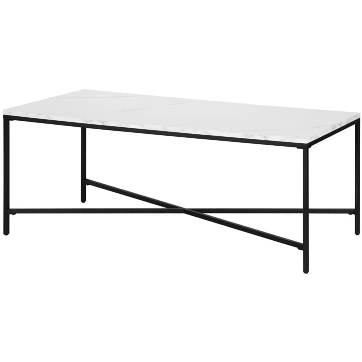 Coffee Table with Faux Marble Top