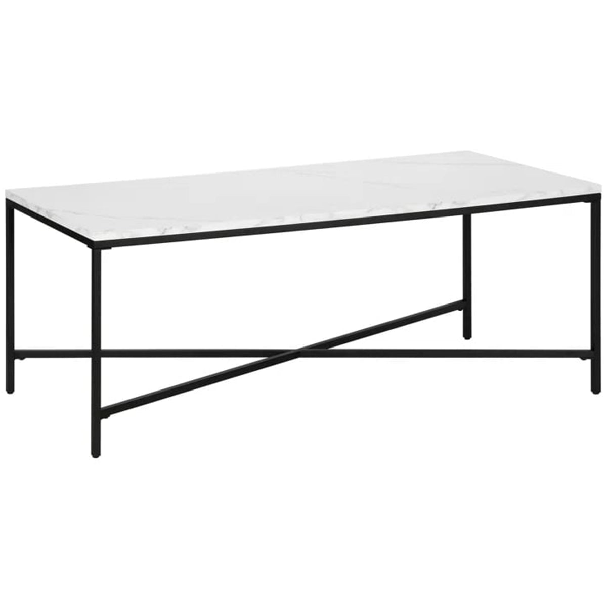Coffee Table with Faux Marble Top