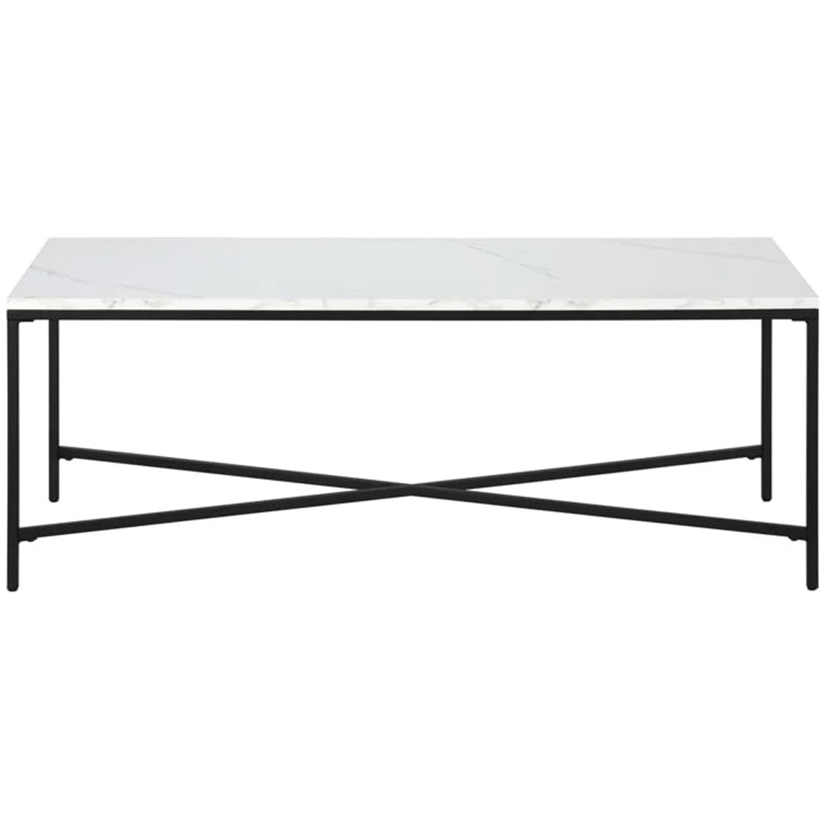 Coffee Table with Faux Marble Top