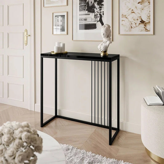 Console Table with Vertical Bars