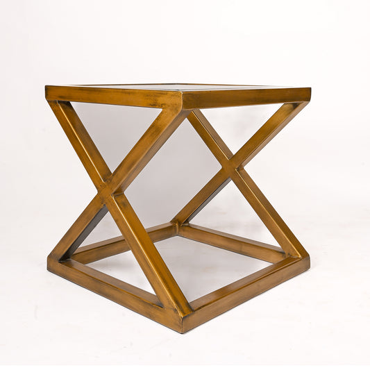 Cross Leg Side Table