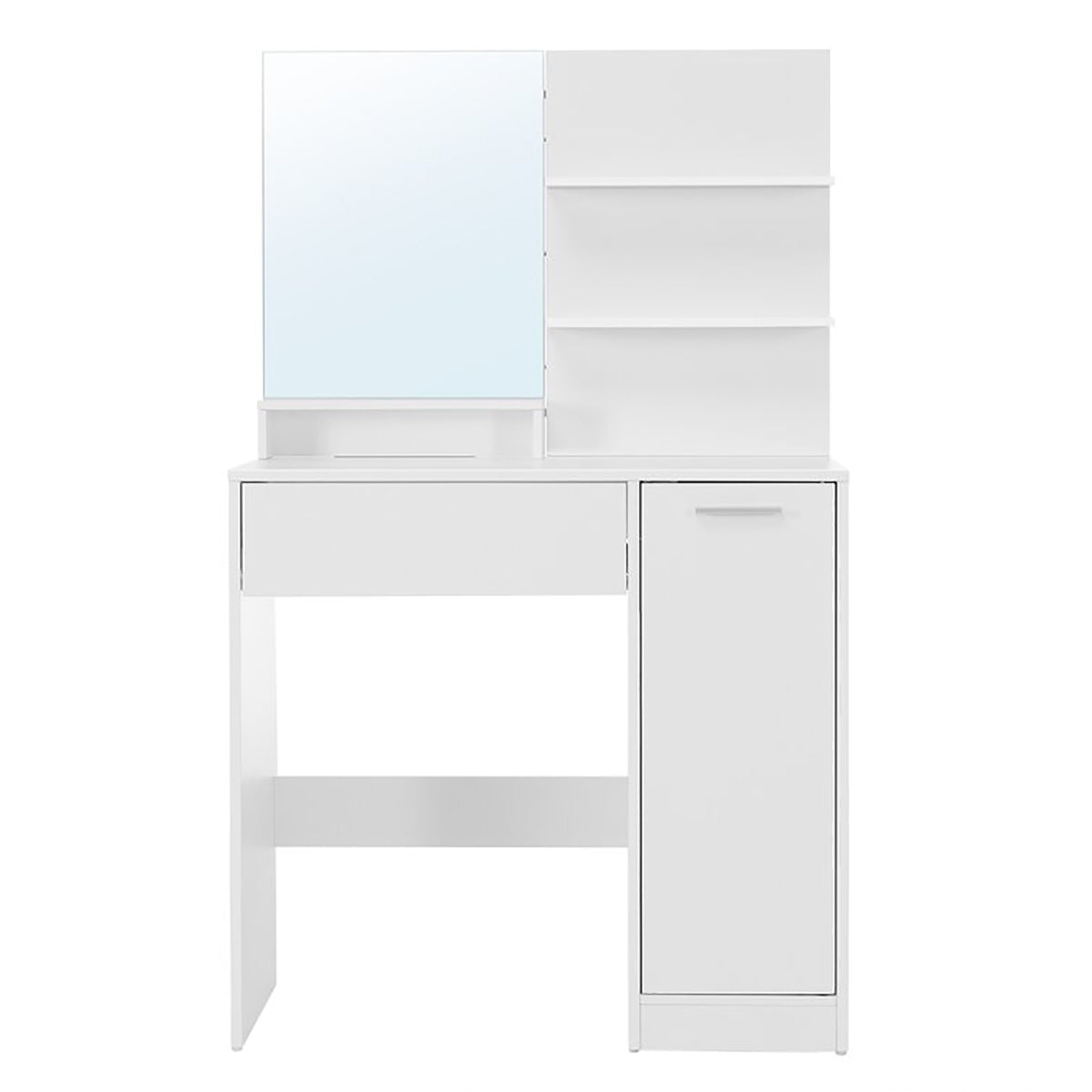 Wood Chipboard Dressing Table With Mirror