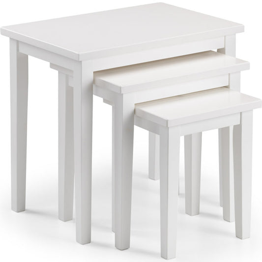 3 Piece Rectangular Wooden Nest Of Tables