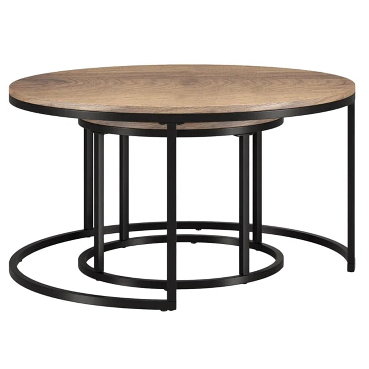 Set of 2 Round Coffee Tables