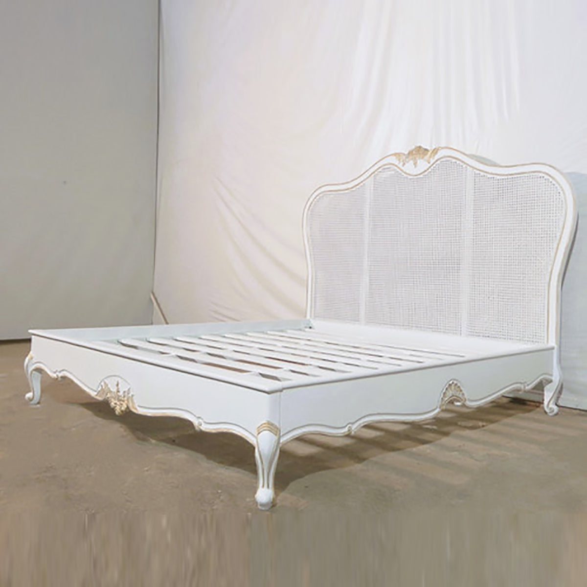 French Bed With Small Footboard