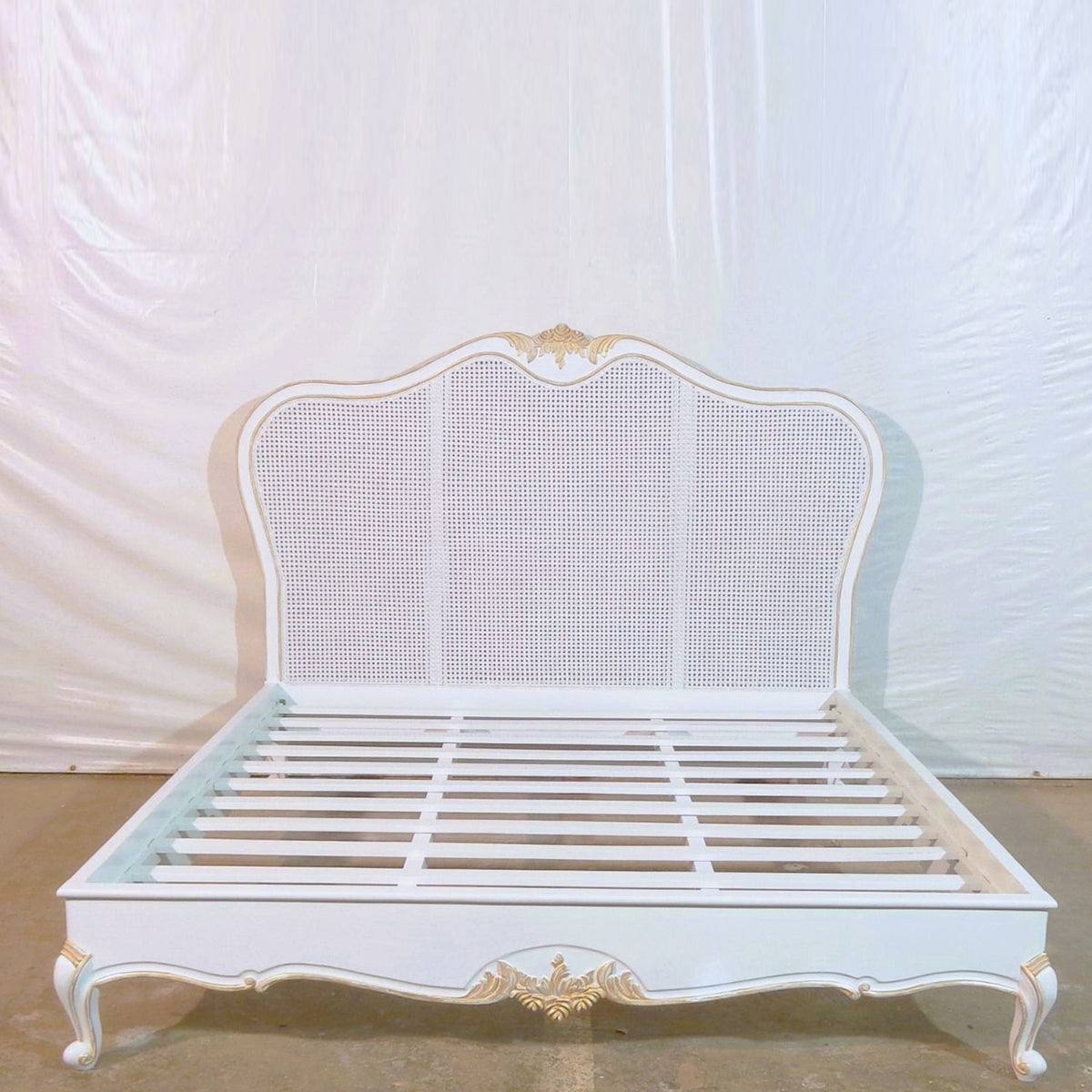 French Bed With Small Footboard