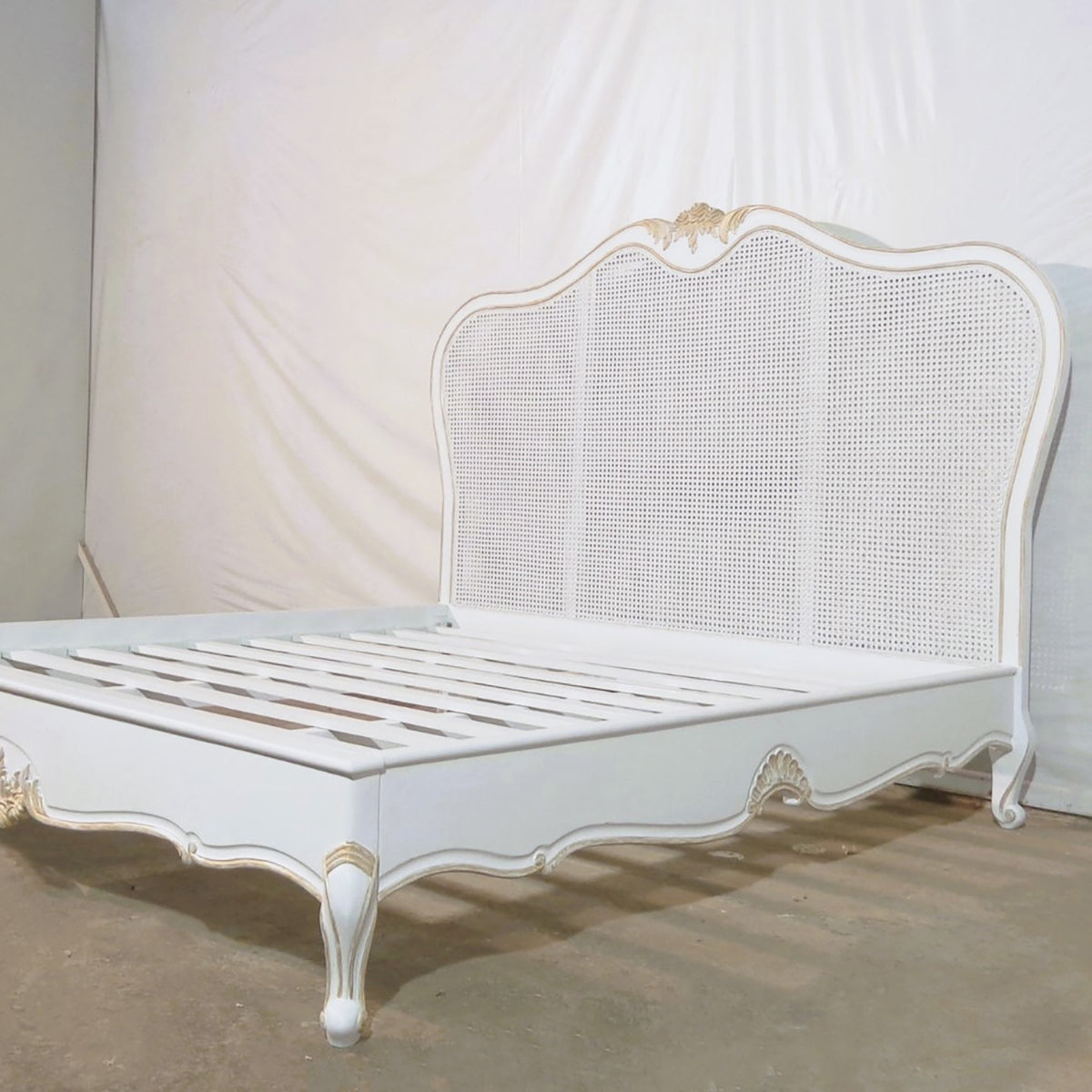 French Bed With Small Footboard