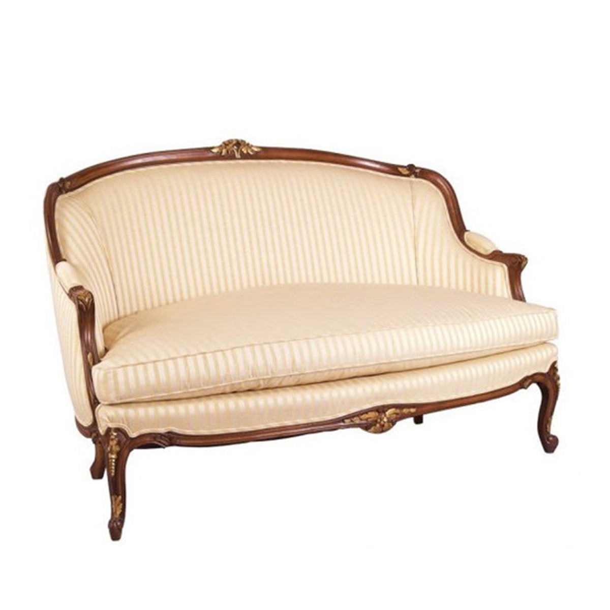 French Loveseat Three Seater Sofa