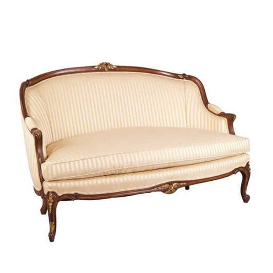 French Loveseat Three Seater Sofa