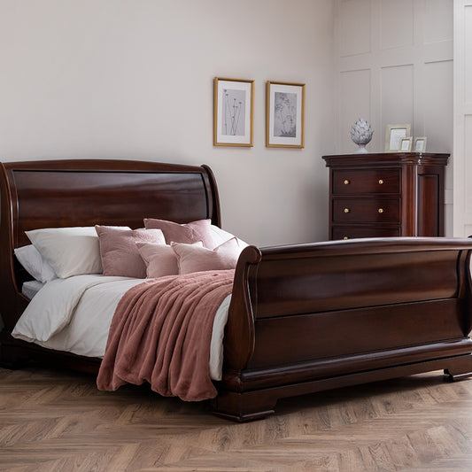 French Style Sleigh Bed