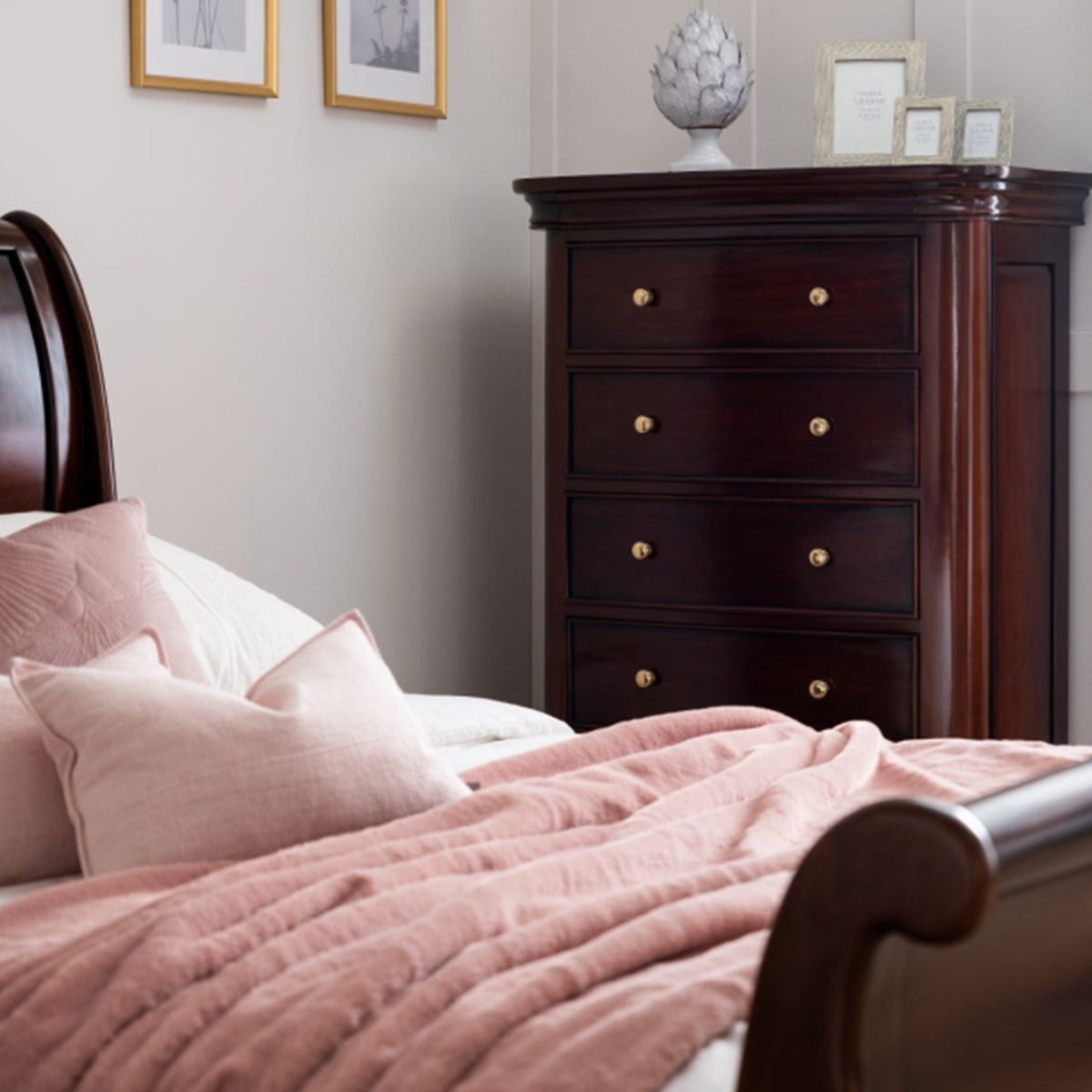 French Style Sleigh Bed