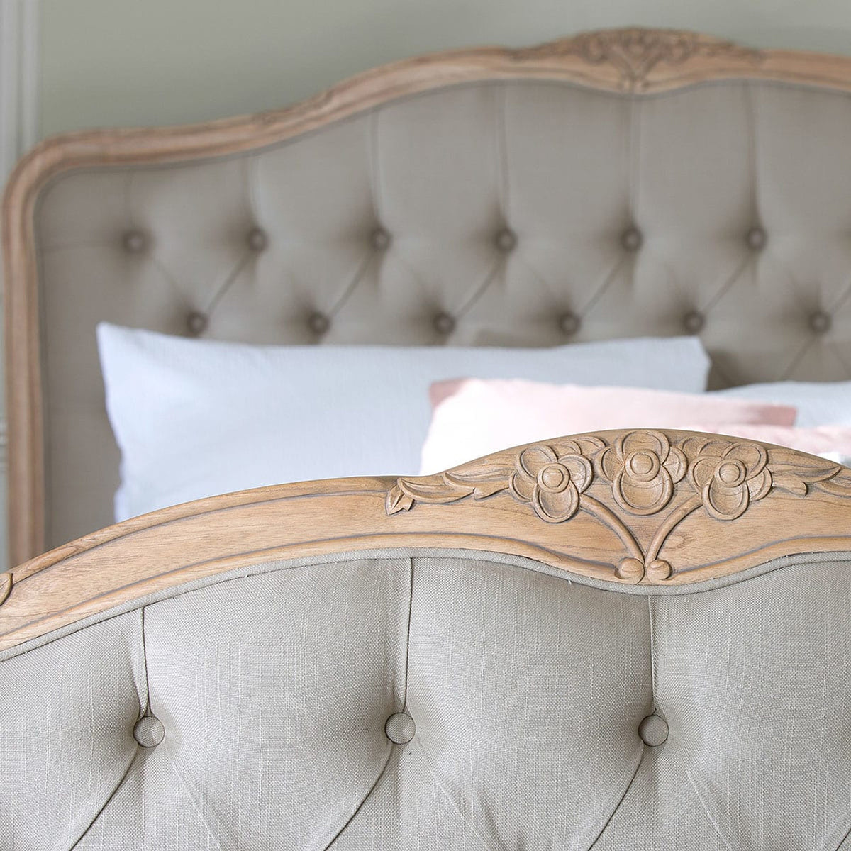 Genevieve Upholstered Tufted Bed