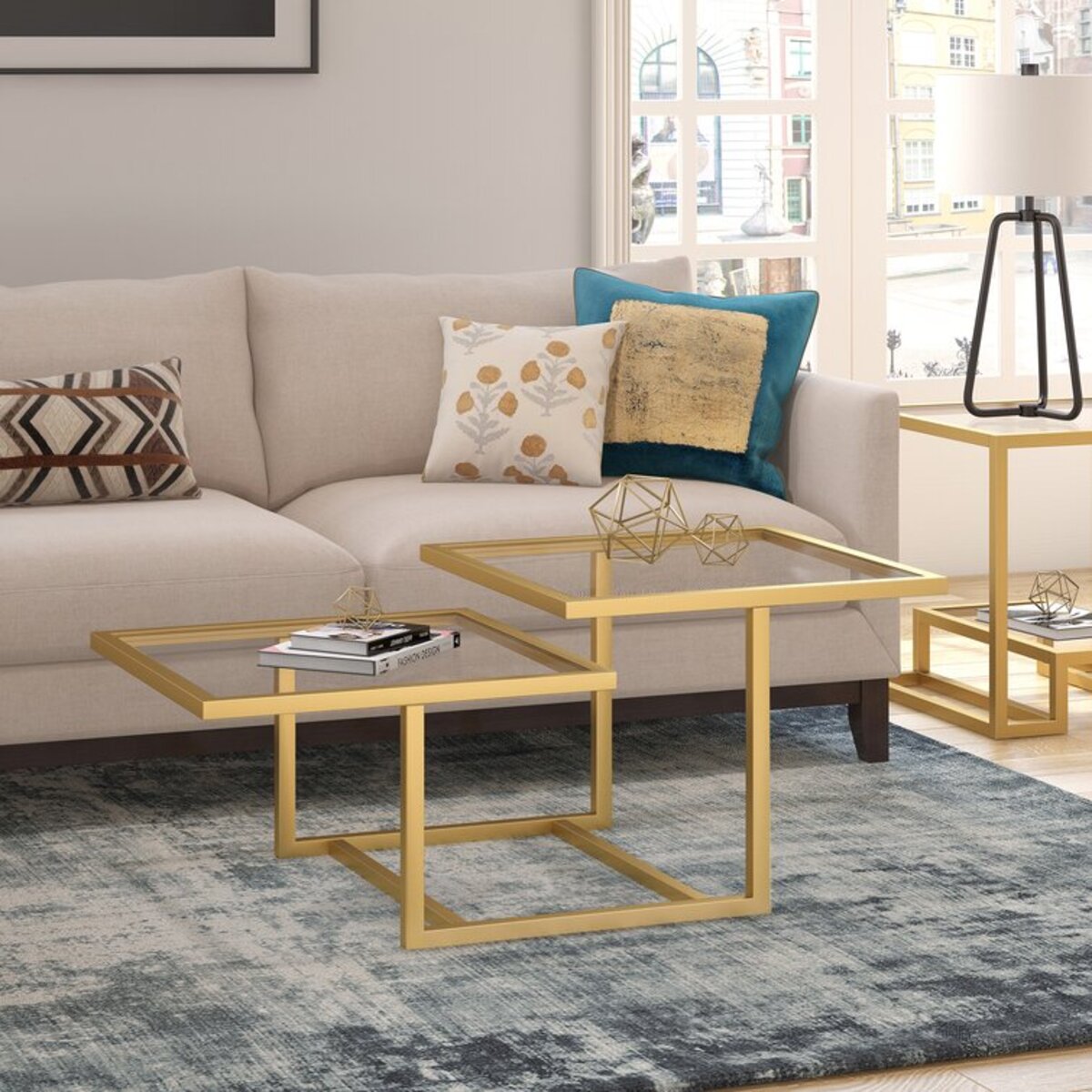 Geometric Frame Coffee Table