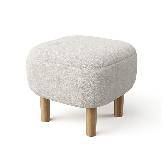 Kamar Wide Square Ottoman Footstool
