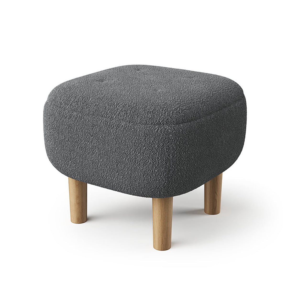 Kamar Wide Square Ottoman Footstool