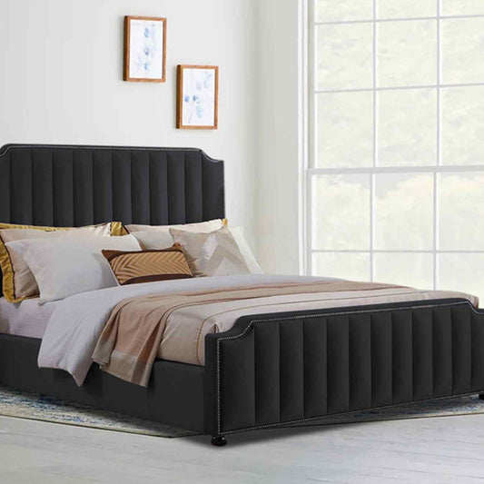 Klara Double Bed Plush Velvet