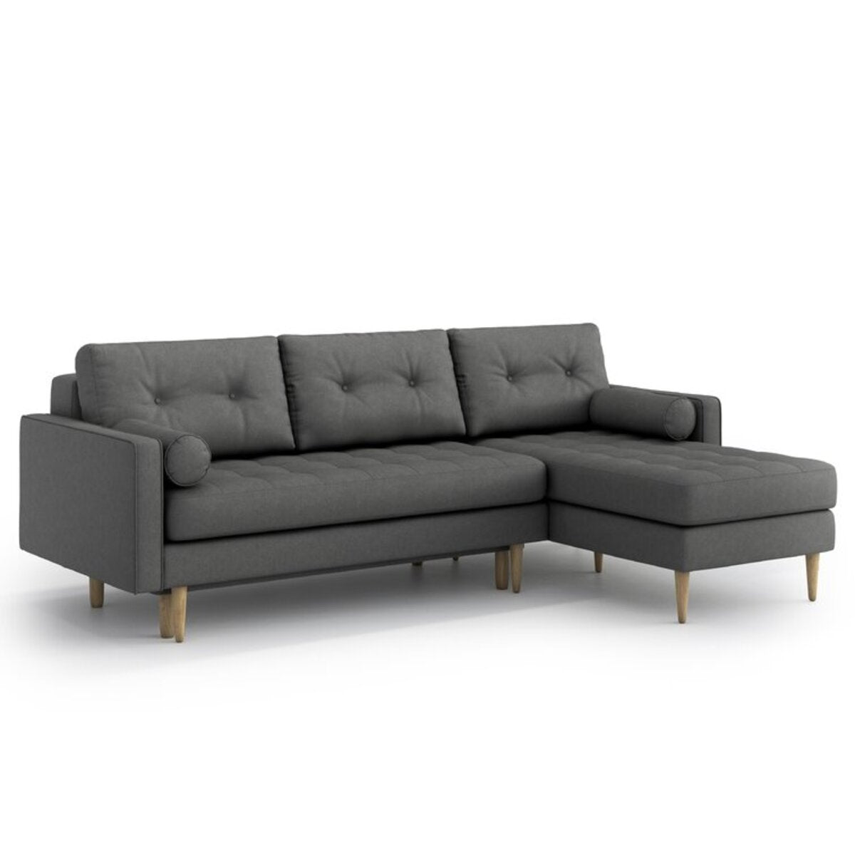 L-Shaped Upholstered 2 - Piece Sofa & Chaise