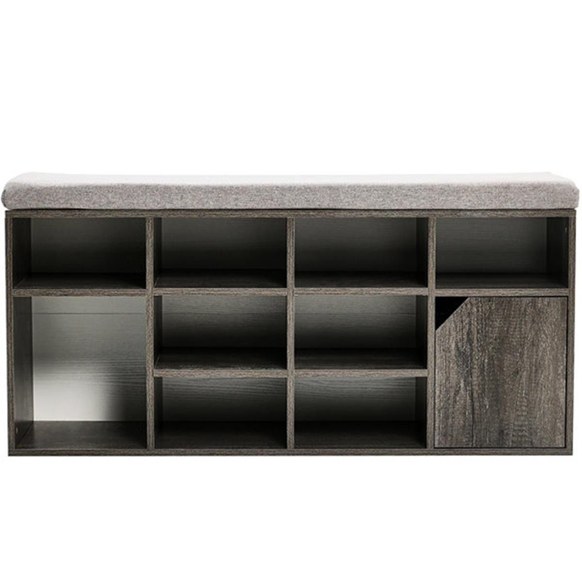 Lewan Wood Shoe Storage Bench
