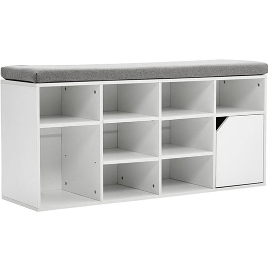 Lewan Wood Shoe Storage Bench
