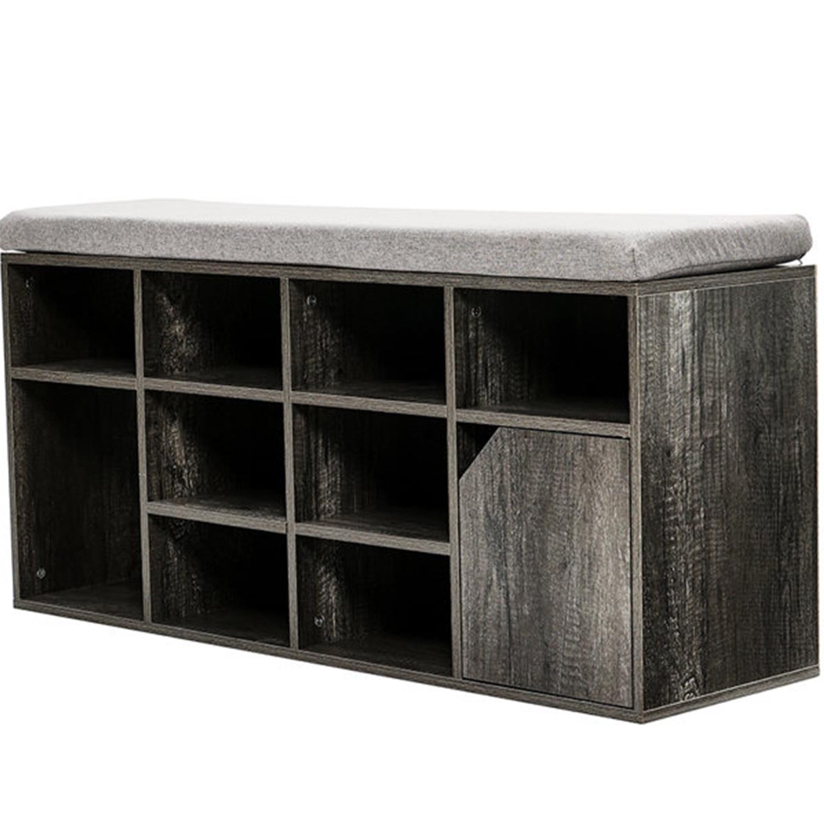 Lewan Wood Shoe Storage Bench
