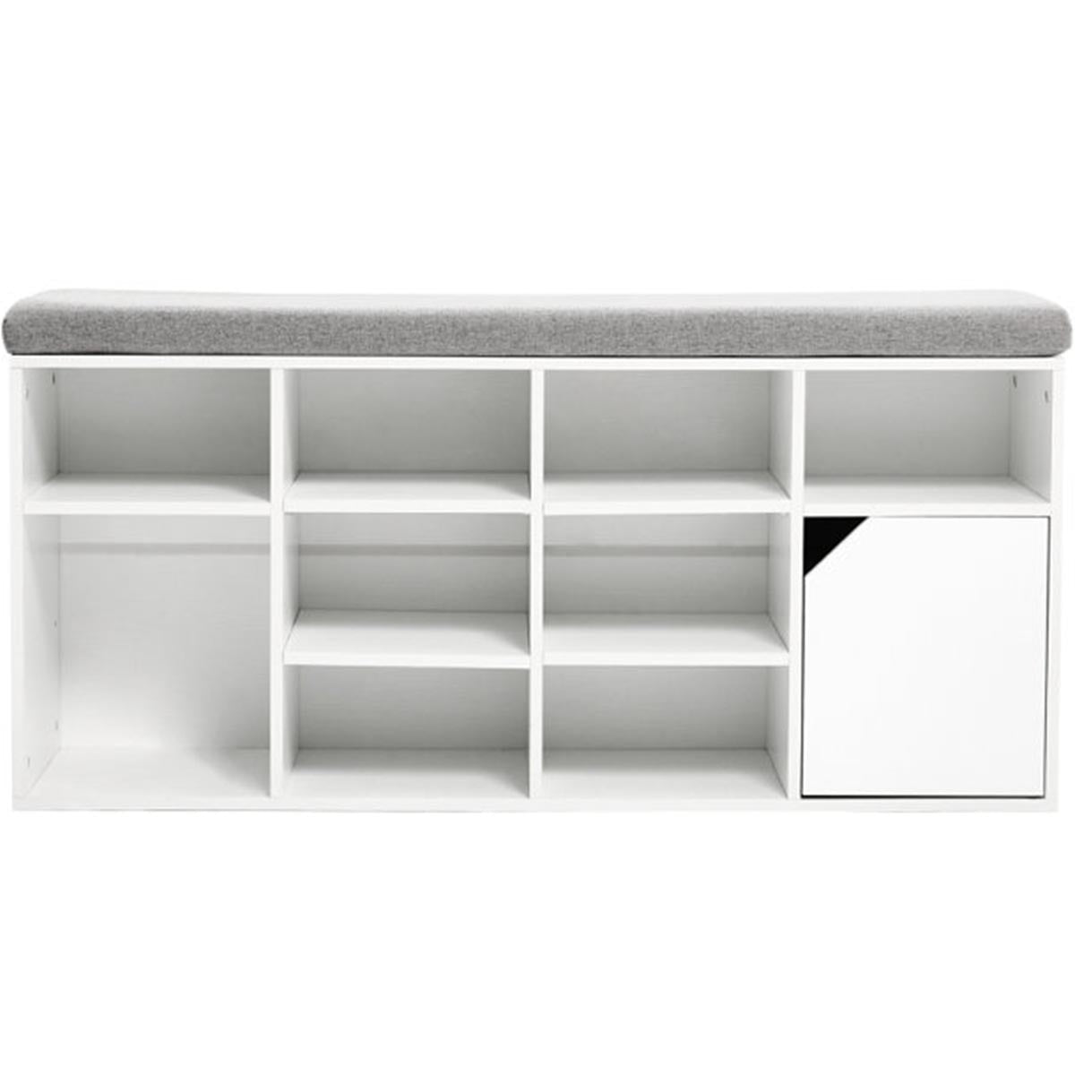 Lewan Wood Shoe Storage Bench