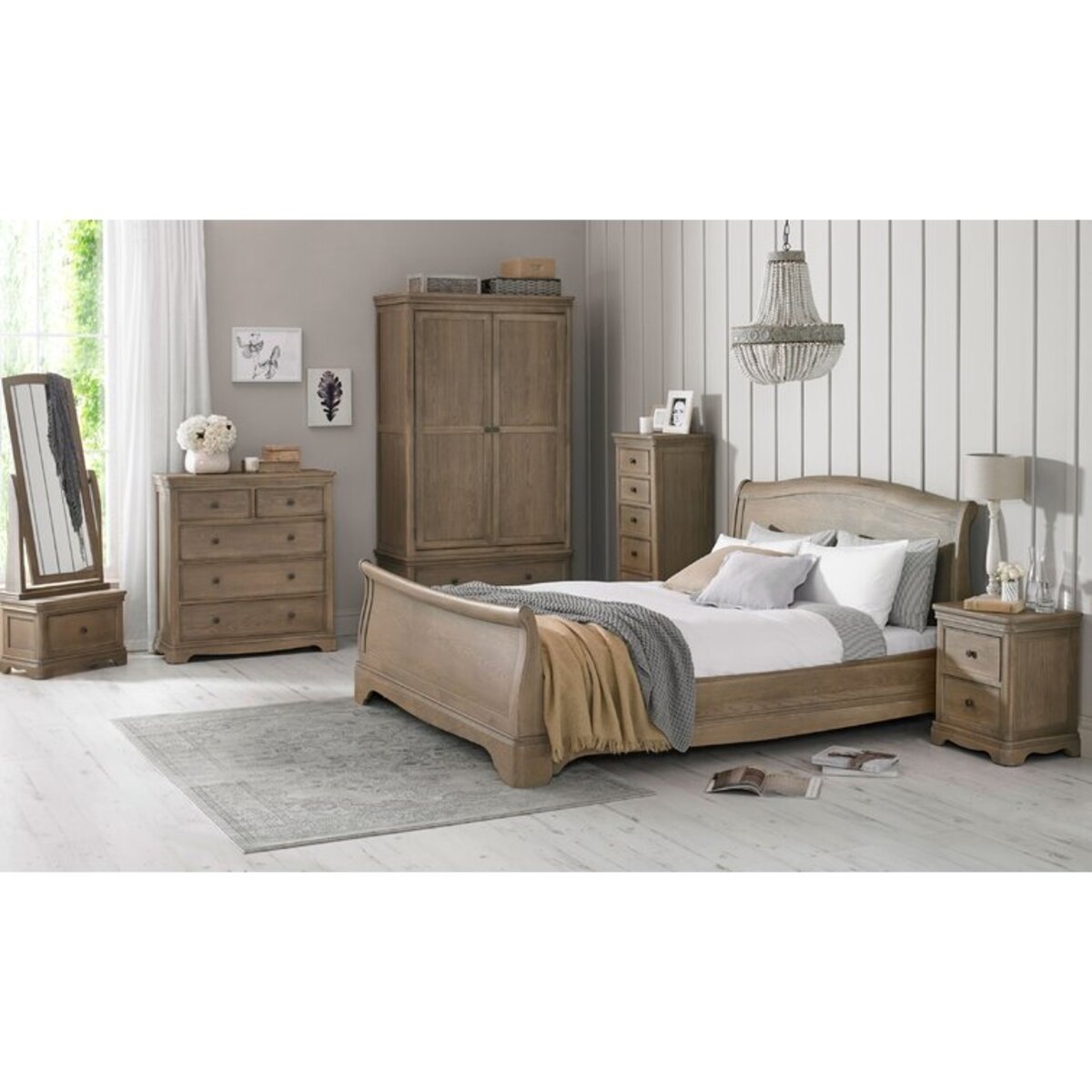Luxurious Lotta Fabric Bed Frame